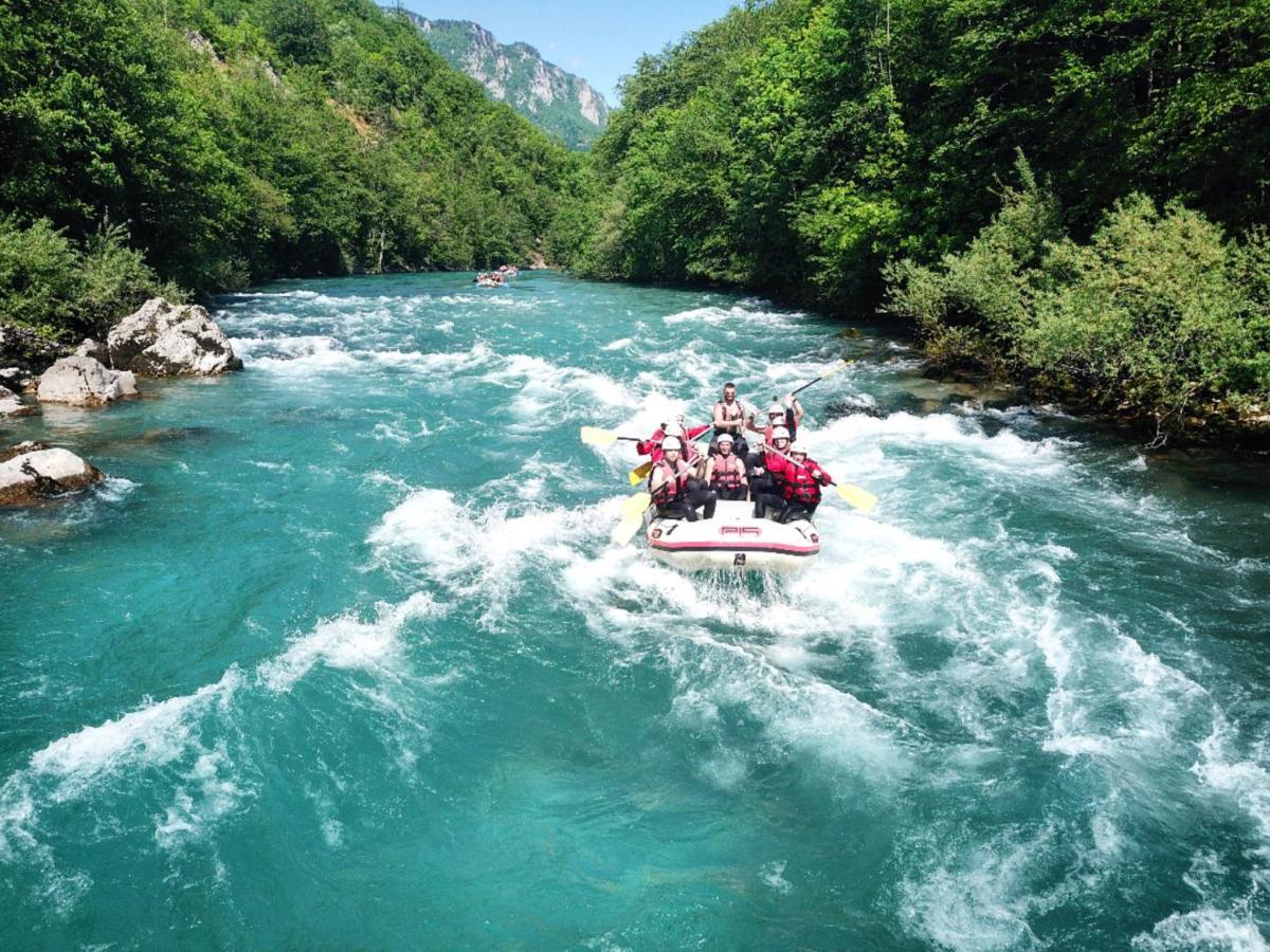 Hotel Rafting Camp Modra Rijeka Scepan-Polje Exterior foto