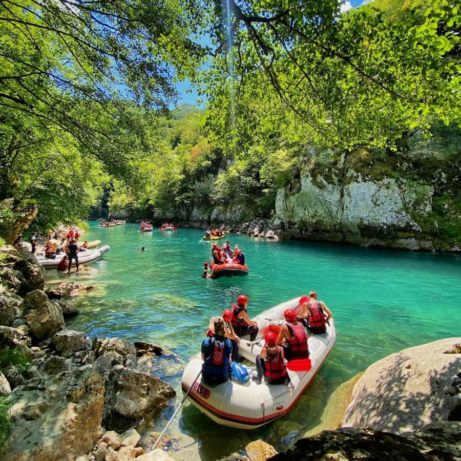 Hotel Rafting Camp Modra Rijeka Scepan-Polje Exterior foto