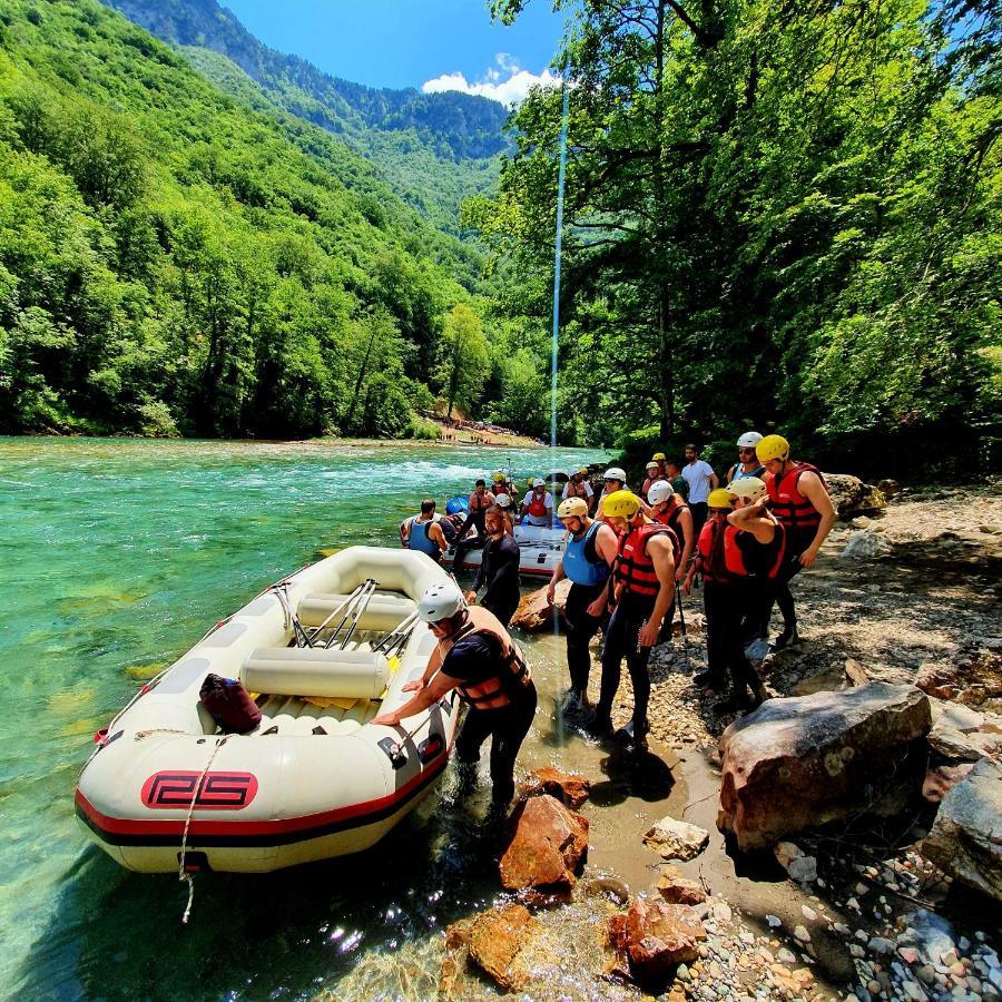 Hotel Rafting Camp Modra Rijeka Scepan-Polje Exterior foto